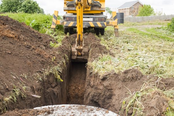 Drainage Trench Installation in Poulsbo