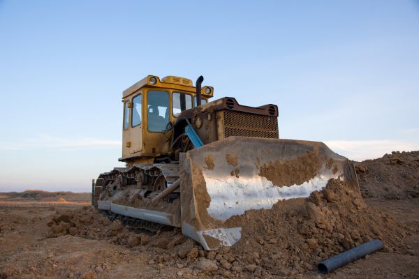 Bulldozer Land Grading in Poulsbo