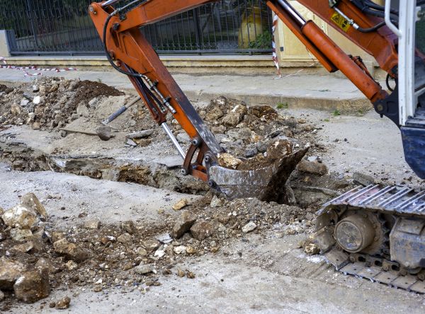Gas Line Excavation in Poulsbo