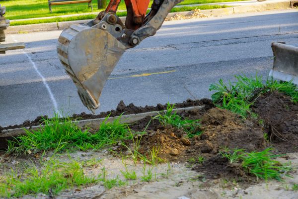 Sewer Line Trenching in Poulsbo