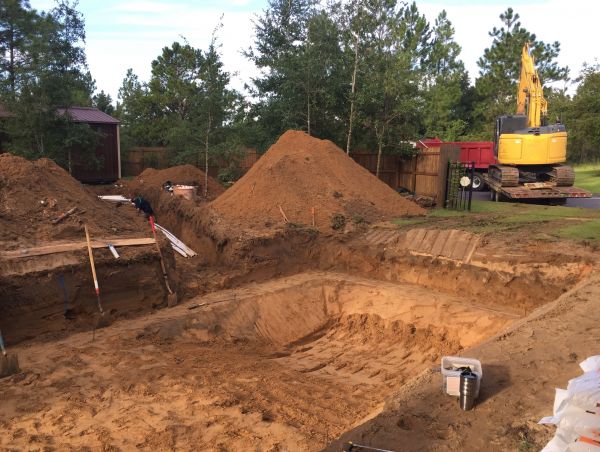 Pool Site Excavation in Poulsbo