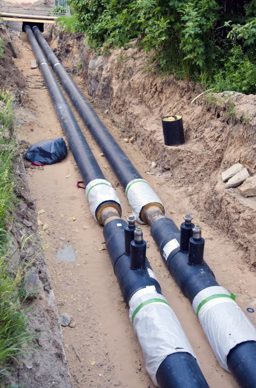 Gas Pipe Trenching
